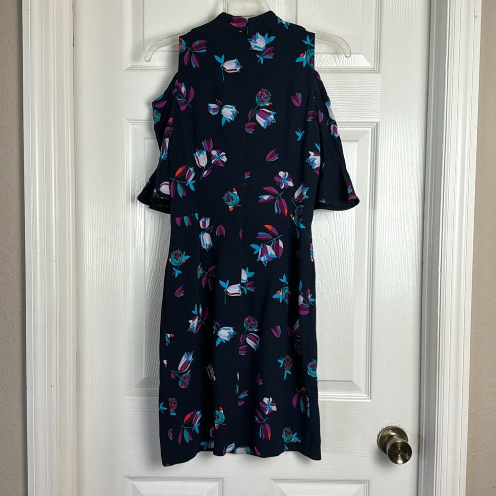 Rebecca Taylor Ruffle Cold Shoulder Dress - Picture 3 of 8